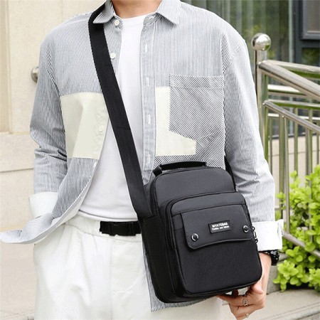 Multifunctional Waterproof shoulder Bag (Black)