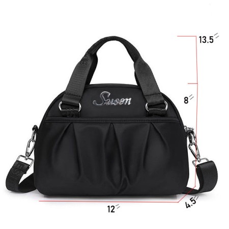 Stylish Womens Lightweight Waterproof Shoulder & hand bag(Black)