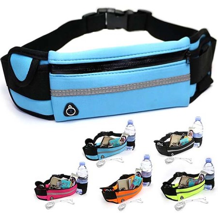 Outdoor Pocket Anti-Theft Mobile Phone Sports Portable Fitness Bag (Blue)