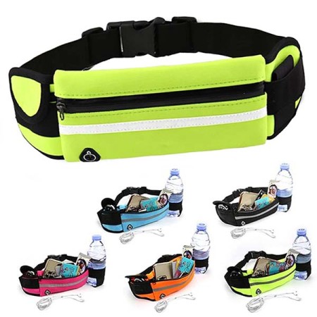 Outdoor Pocket Anti-Theft Mobile Phone Sports Portable Fitness Bag (Green)