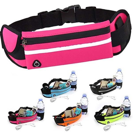 Outdoor Pocket Anti-Theft Mobile Phone Sports Portable Fitness Bag (Pink)